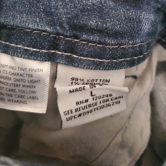 Wallflower | Denim Cuffed Hem Shorts Overalls - Picture 6 of 7